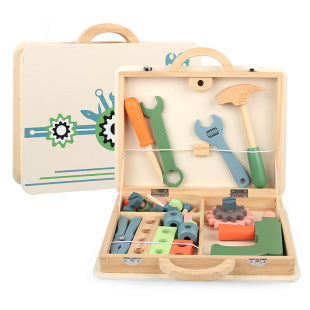 Kit de manualidades Ecotoys | Inspira creatividad - Set de herramientas de madera para niños